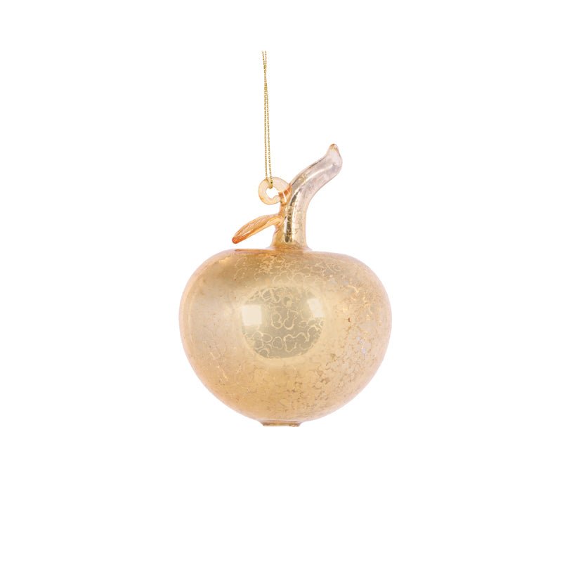 Gold Mercury Apple Bauble - My Christmas