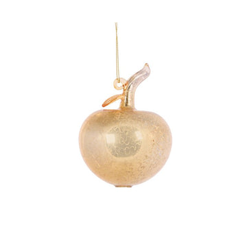 Gold Mercury Apple Bauble - My Christmas
