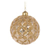 Gold Mercury Embossed Bauble - My Christmas