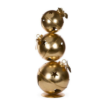 Gold Metal Bell Stack - 90cm - My Christmas