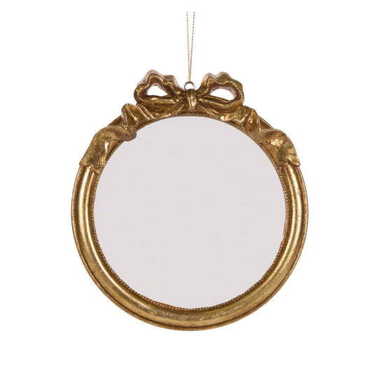 Gold Mirror Frame Ornament - My Christmas