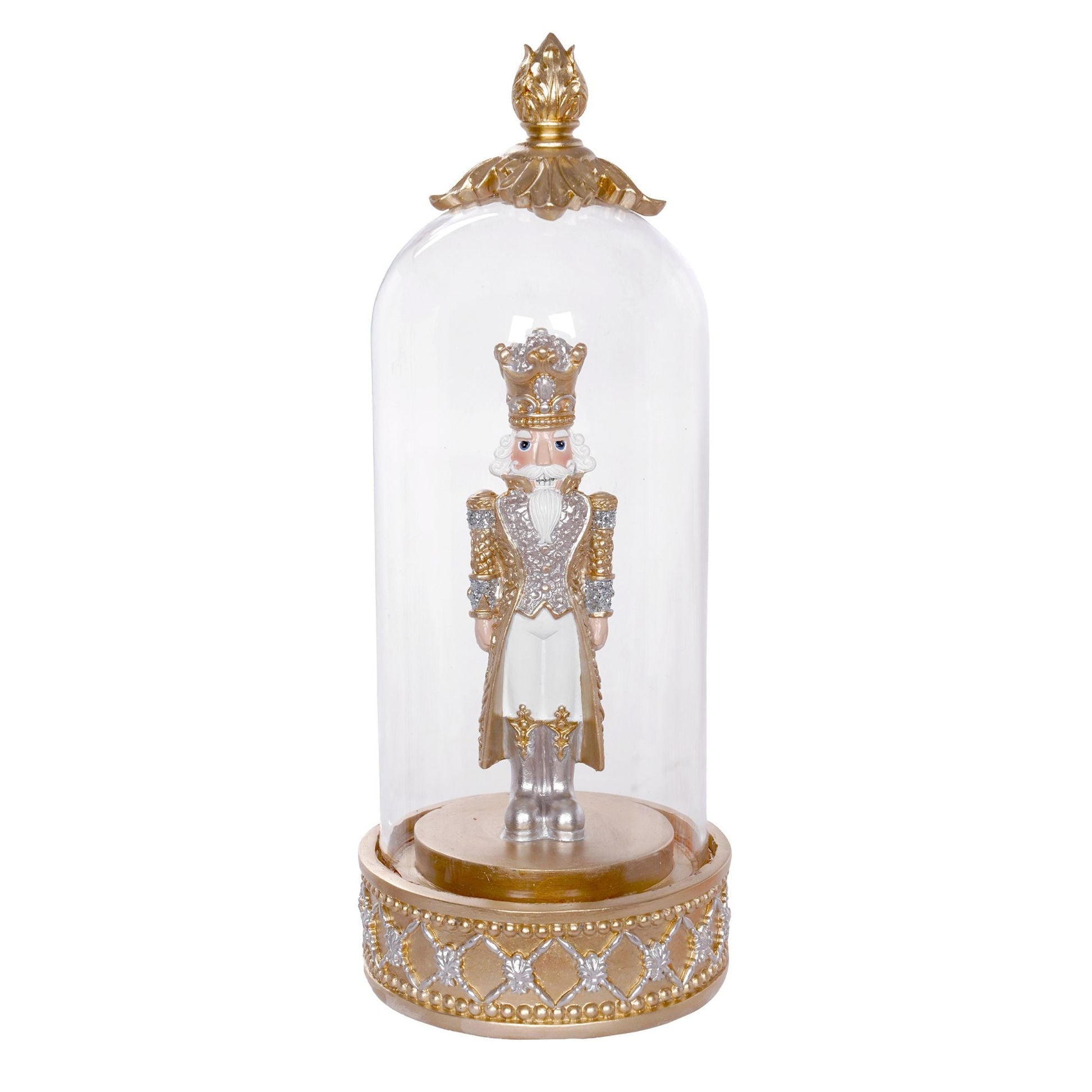 Gold Nutcracker in Dome - My Christmas