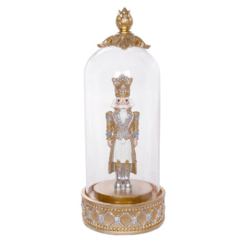Gold Nutcracker in Dome - My Christmas