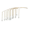 Gold Pearl Weeping Acrylic Drop Ornament Spray - My Christmas
