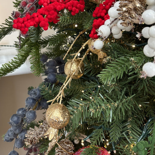 Gold Pomegranate Spray - My Christmas