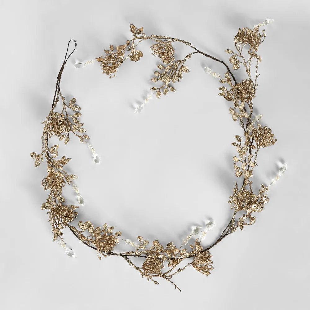 Gold Sprig Garland - My Christmas