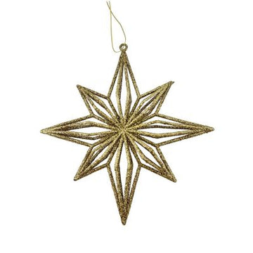 Gold Starburst Hanging - My Christmas