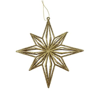 Gold Starburst Hanging - My Christmas