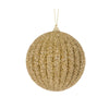 Gold Textured Rib Bauble - Various Sizes - My Christmas