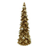 Gold with Pearls Ruffle Tree - Large - My Christmas
