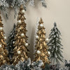 Gold with Pearls Ruffle Tree - Medium - My Christmas