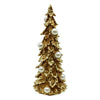 Gold with Pearls Ruffle Tree - Medium - My Christmas