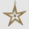 Golden Hanging Star with Bell - Large - My Christmas
