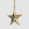 Golden Hanging Star with Bell - Small - My Christmas