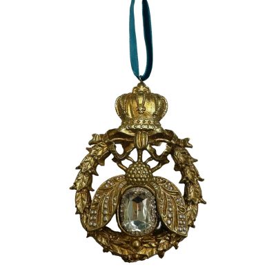 Golden Royal Bee Ornament - My Christmas