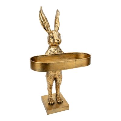 Golden Serving Bunny - My Christmas