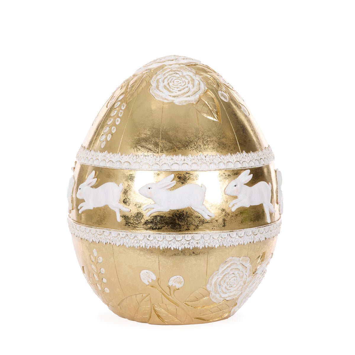 Grand Gilded Lapin Egg - My Christmas