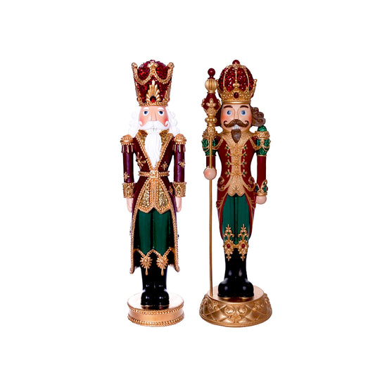 Green and Burgundy Nutcracker - Assorted - My Christmas