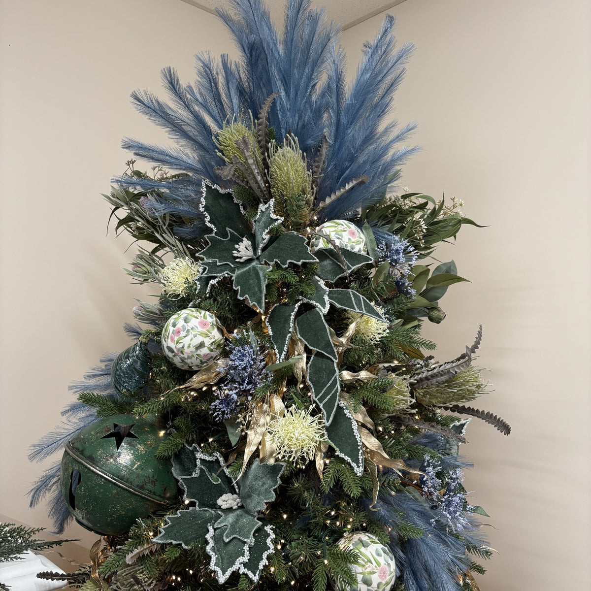 Green Banksia Double Spray - My Christmas