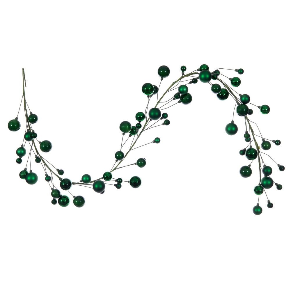 Green Bauble Garland - 180cm - My Christmas