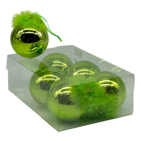 Green Baubles - Pack of 6 - My Christmas