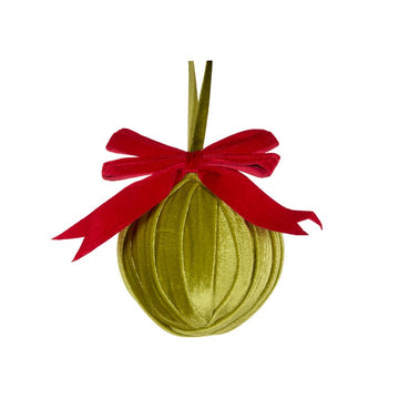 Green Bow Topped Bauble - My Christmas