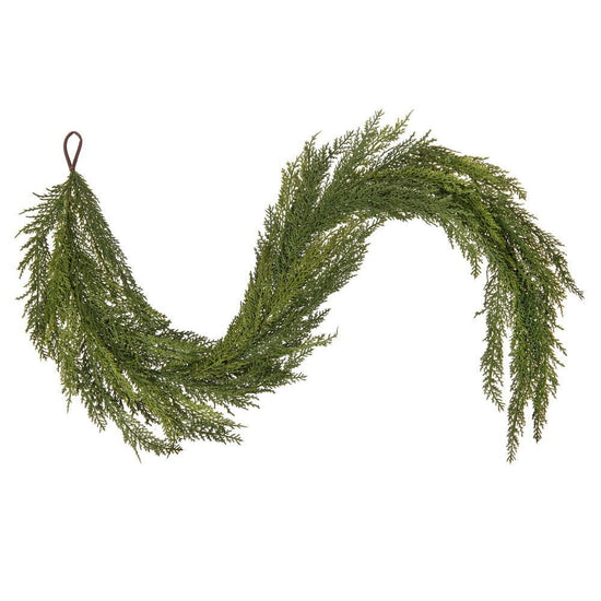 Green Cedar Garland - My Christmas