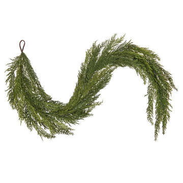 Green Cedar Garland - My Christmas