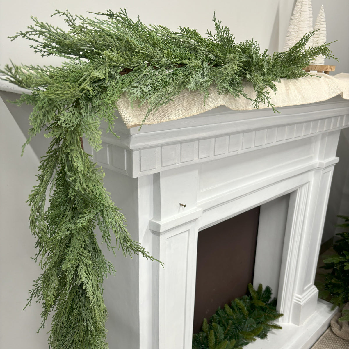 Green Cedar Garland - My Christmas