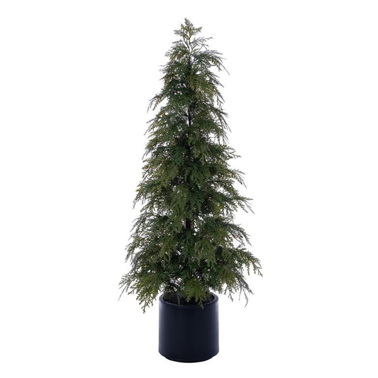 Green Cedar Potted Tree - My Christmas
