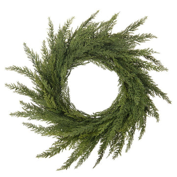 Green Cedar Wreath - My Christmas