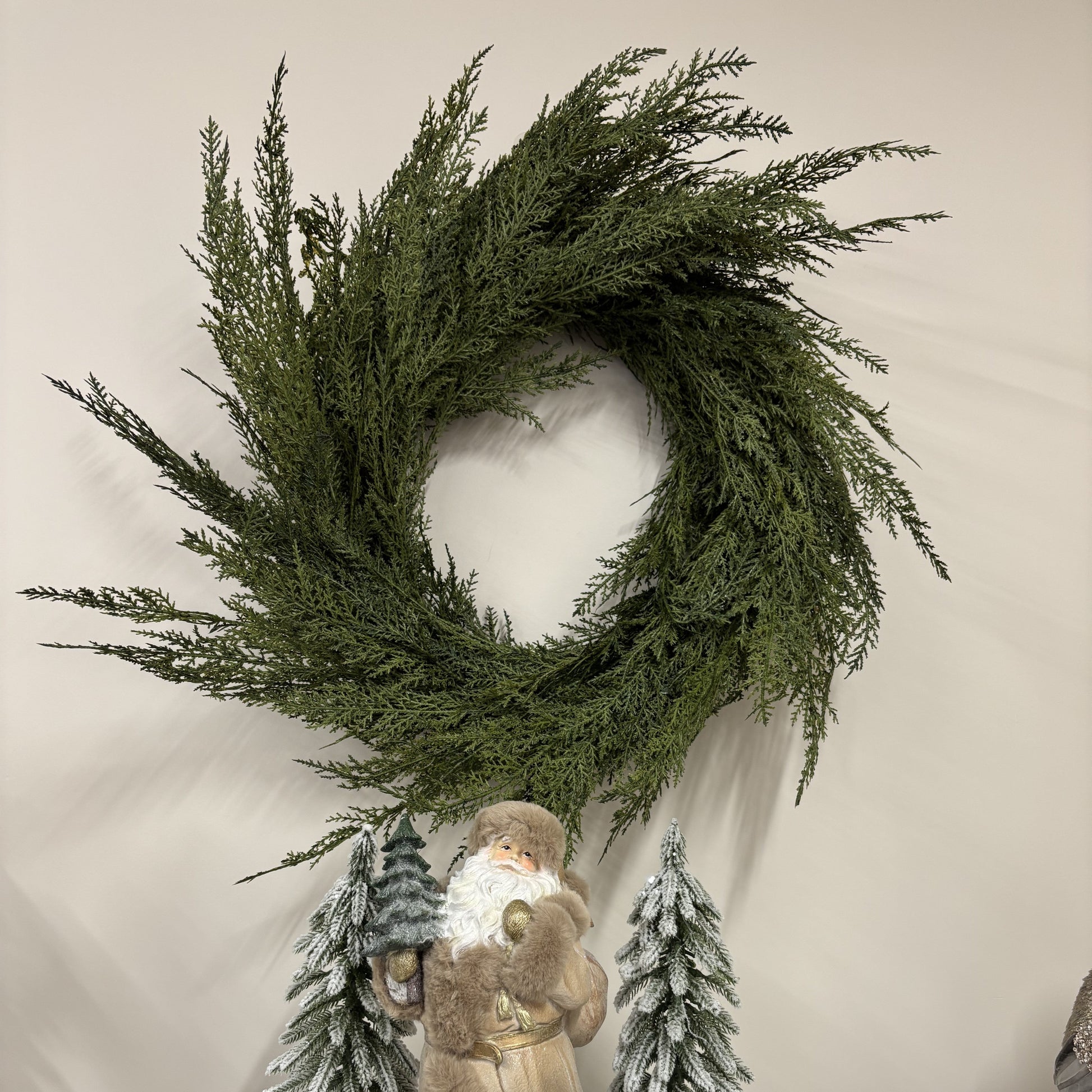 Green Cedar Wreath - My Christmas