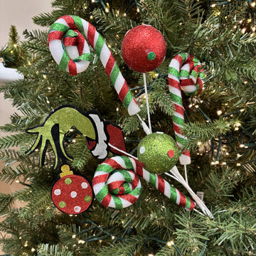 Green Elf Hand Curly Spray - My Christmas