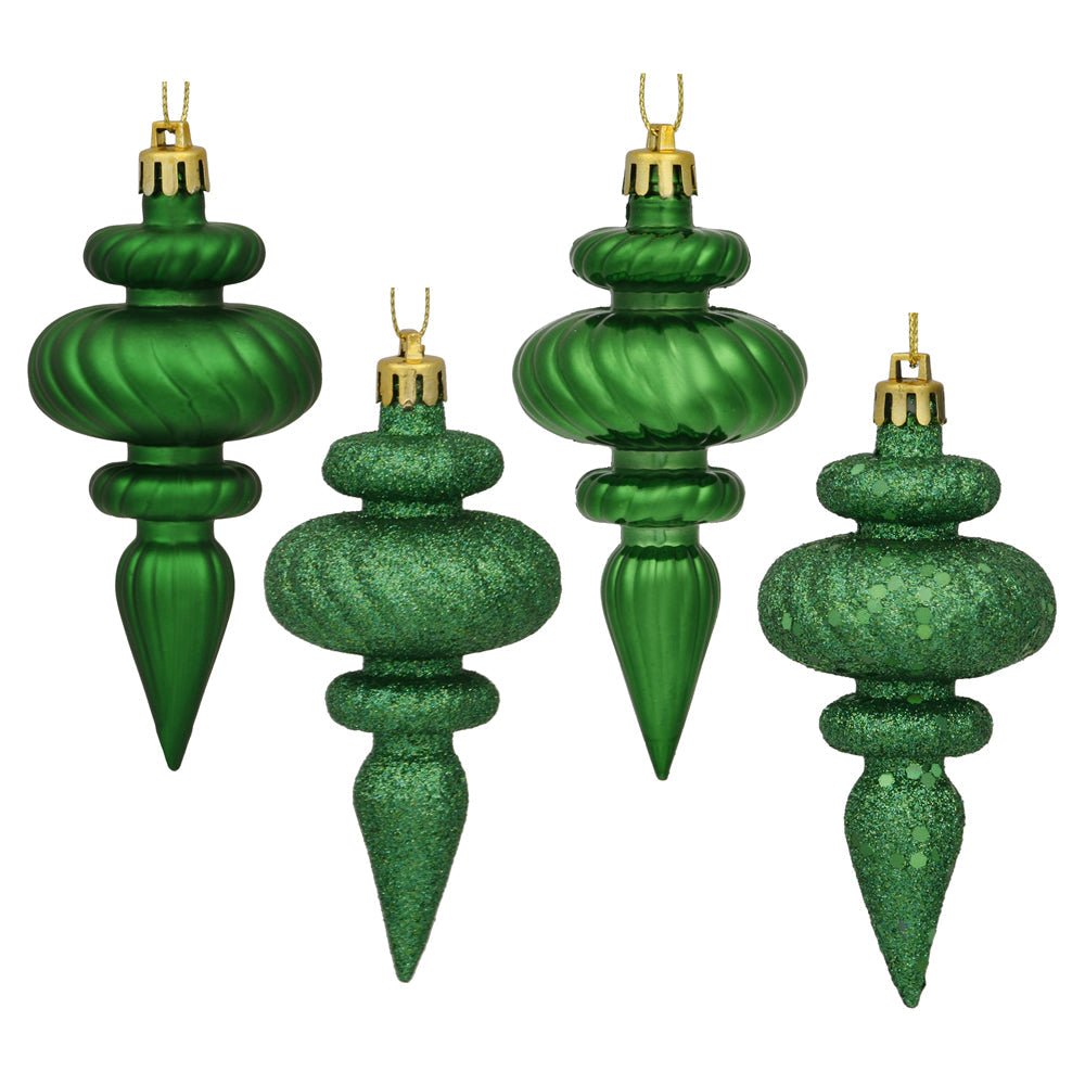 Green Finial Ornament - Box of 8 - My Christmas