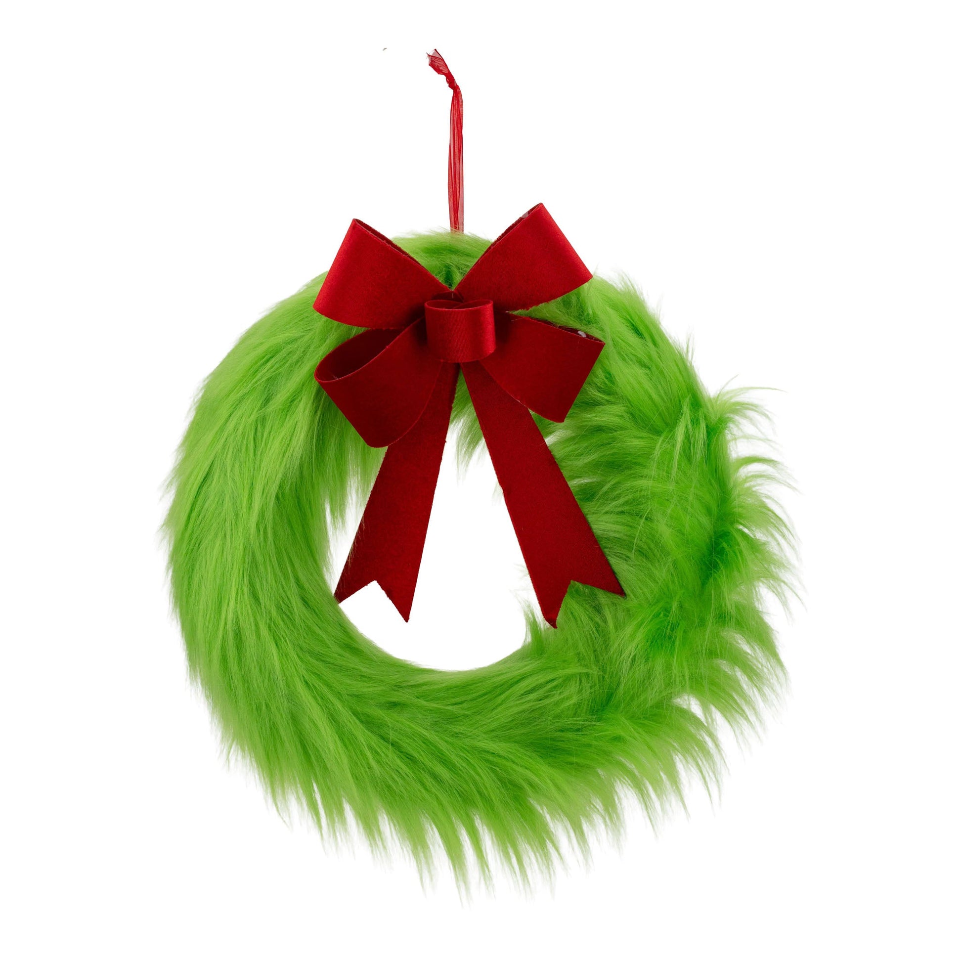 Green Fluffy Wreath - 40cm - My Christmas
