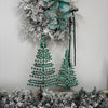 Green Jewelled Christmas Trees - Set of 2 - My Christmas