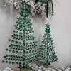 Green Jewelled Christmas Trees - Set of 2 - My Christmas