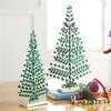 Green Jewelled Christmas Trees - Set of 2 - My Christmas
