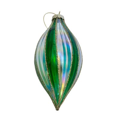 Green Long Drop Ornament - My Christmas