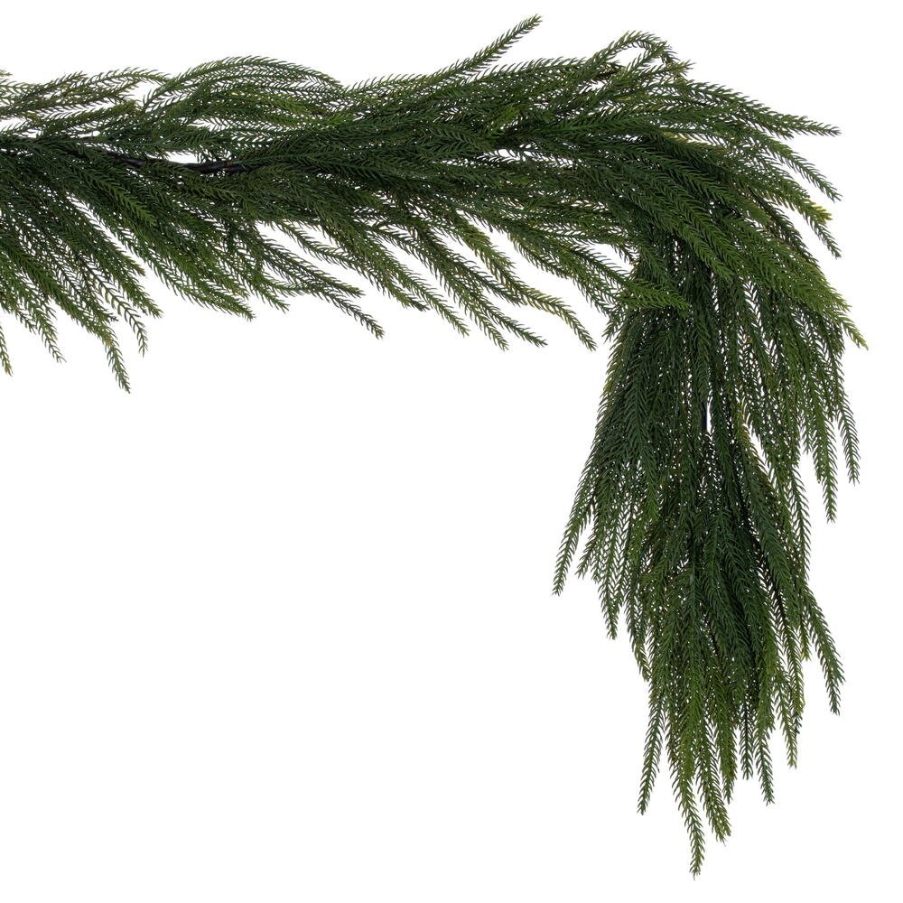 Green Norfolk Pine Garland - 160cm - My Christmas