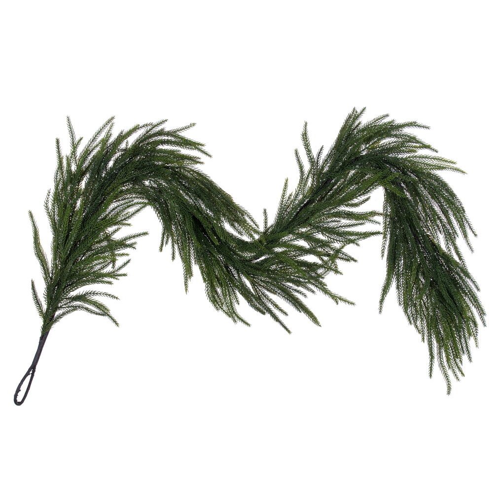 Green Norfolk Pine Garland - 160cm - My Christmas