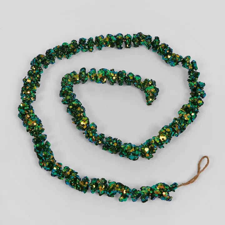 Green Shimmer Garland - My Christmas