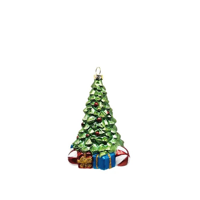 Green Tree with Gifts Ornament - My Christmas