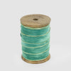Green Velvet Ribbon Roll with Gold Trim - My Christmas