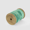 Green Velvet Ribbon Roll with Gold Trim - My Christmas