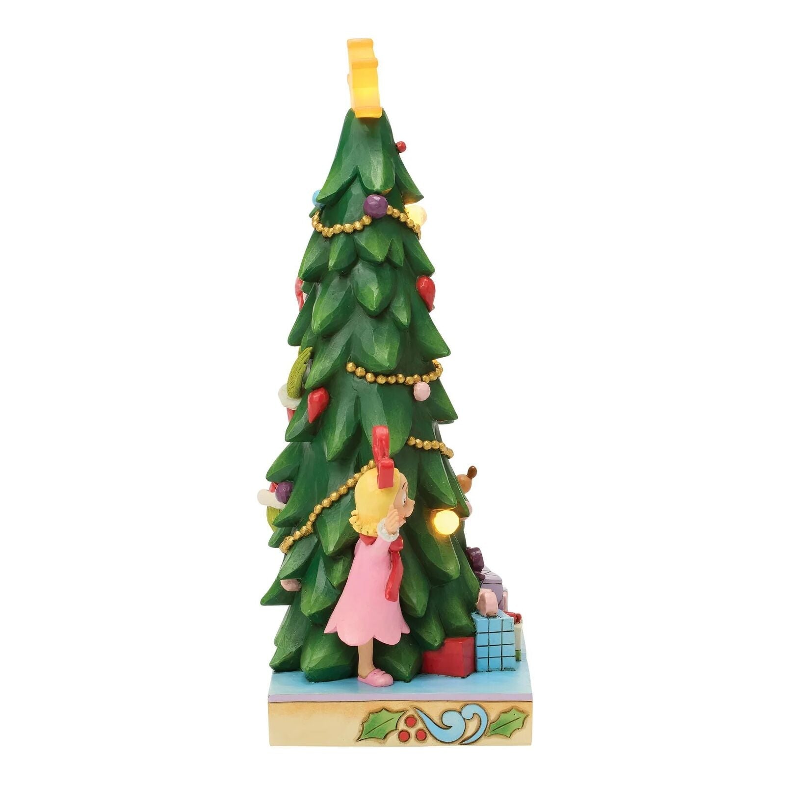 Grinch by Jim Shore - Grinch Cindy Lou and Max with LED Tree - My Christmas