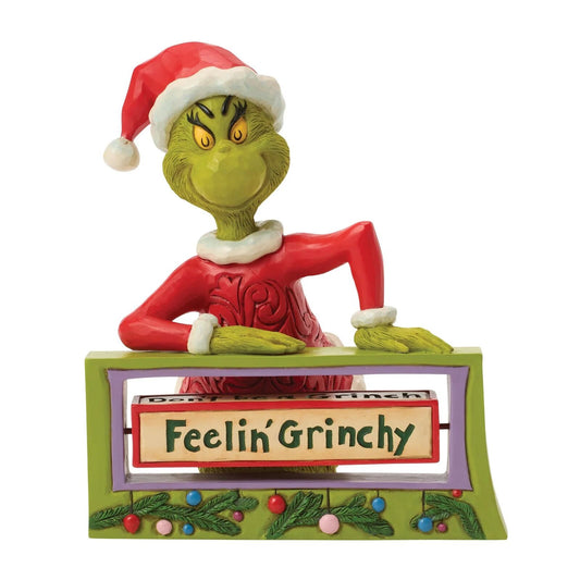Grinch by Jim Shore - Grinch with Merry Grinchmas Sign - My Christmas