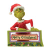 Grinch by Jim Shore - Grinch with Merry Grinchmas Sign - My Christmas