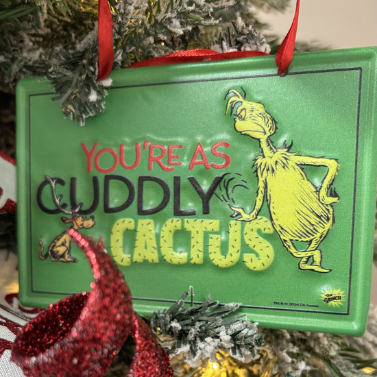 Grinch - Cuddly Cactus Sign - Small - My Christmas