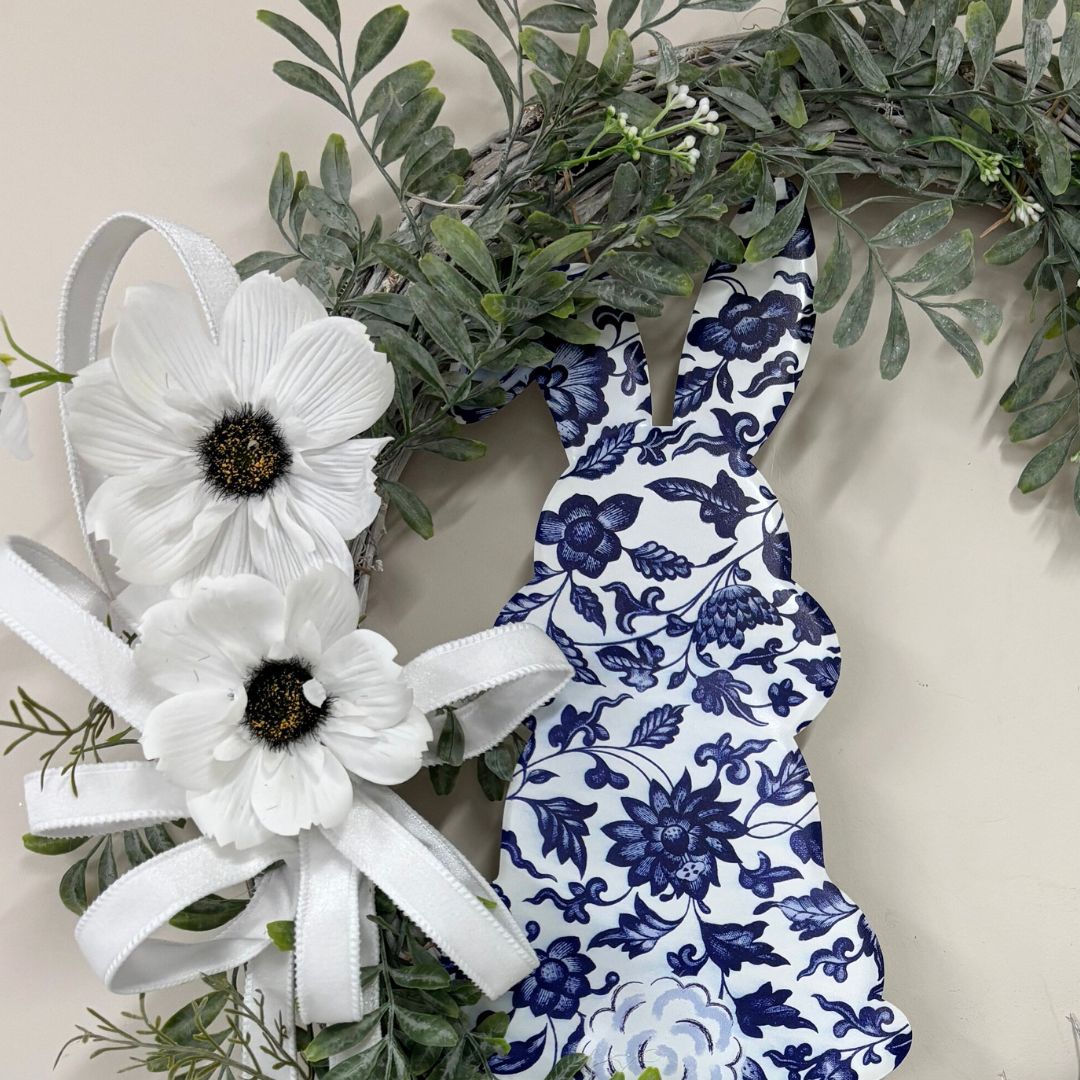 Hamptons Bunny Wreath - My Christmas